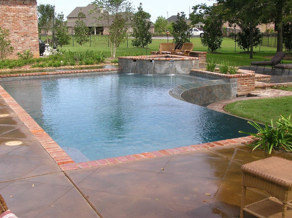 Inspiration for a transitional pool remodel in New Orleans