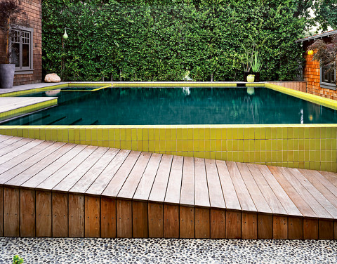 Inspiration for a modern pool remodel