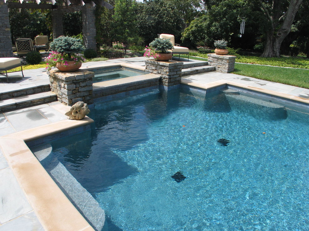 Pools Traditional Pool Cincinnati by MidAmerican Gunite Pools