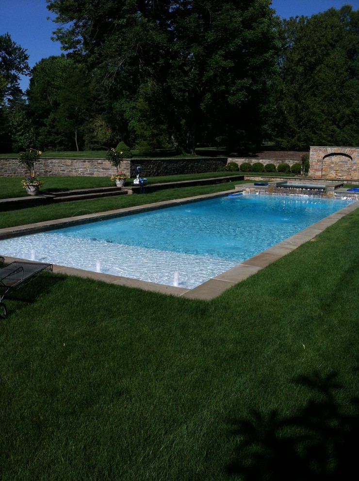 Pools Traditional Pool Cincinnati by MidAmerican Gunite Pools