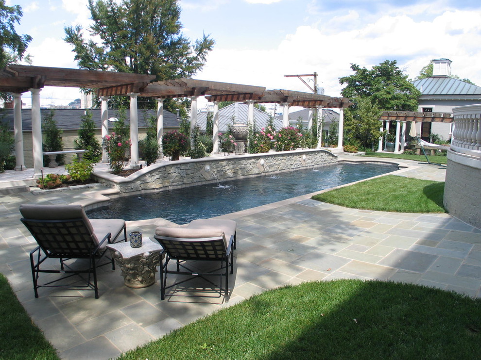 Pools Traditional Pool Cincinnati by MidAmerican Gunite Pools