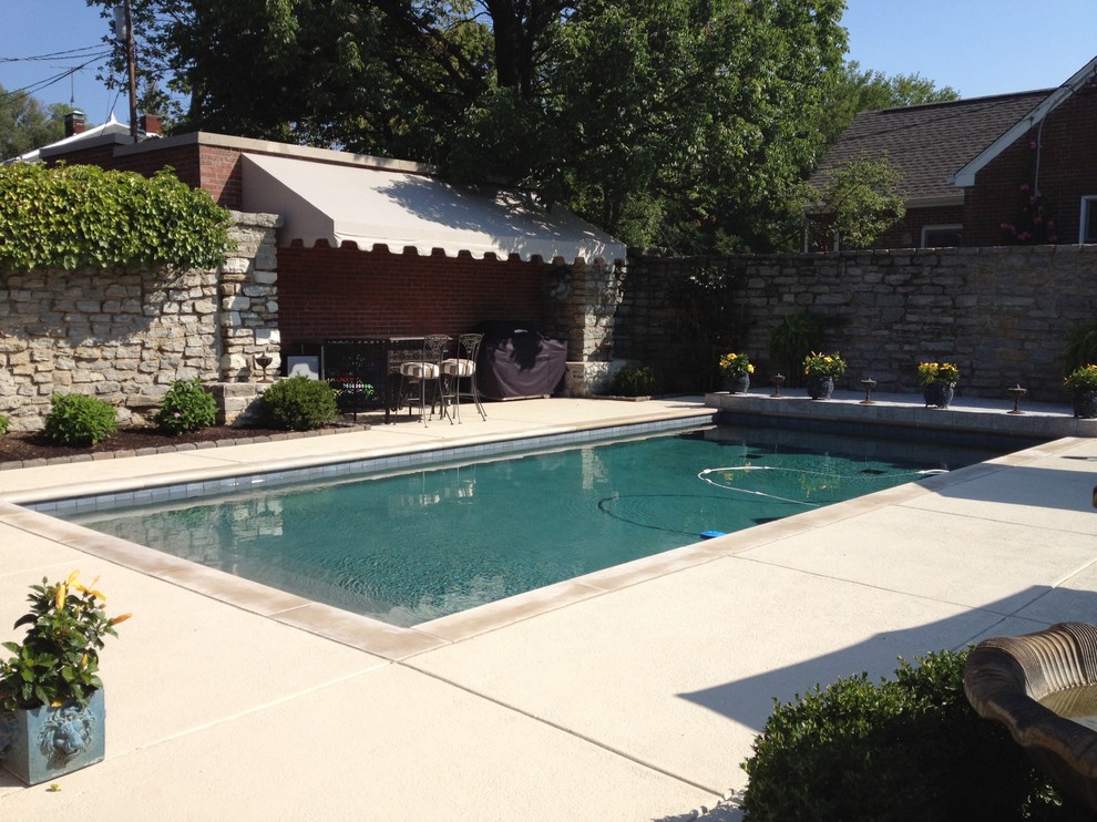 Pools Traditional Pool Cincinnati by MidAmerican Gunite Pools