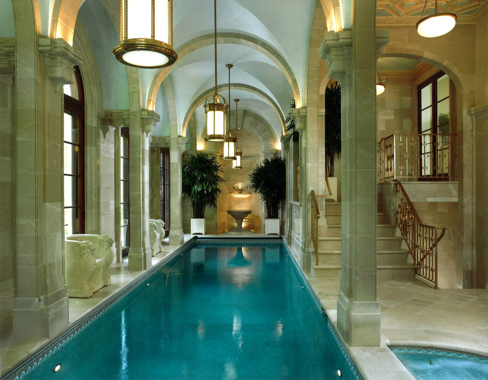 Tuscan pool photo in New York