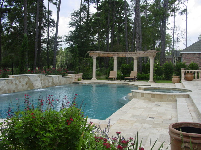 Pools - Mediterranean - Pool - Houston - by Outer Image Design