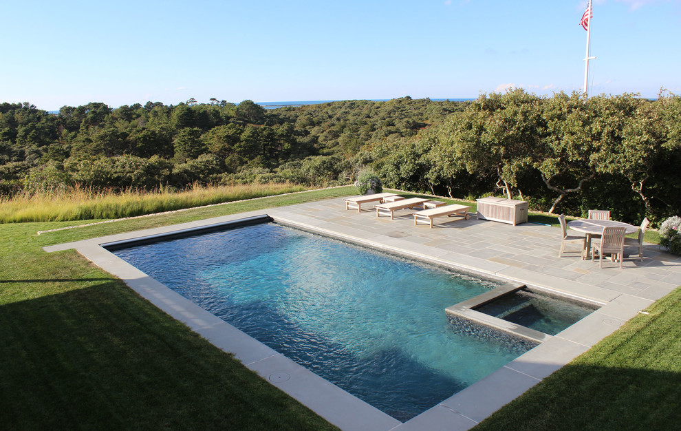 Pools + Spas Contemporary Pool Boston by Atlantic Landscaping