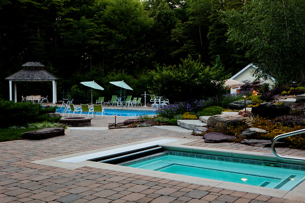Poolside Hideaway Traditional Pool Grand Rapids by Blue Ridge