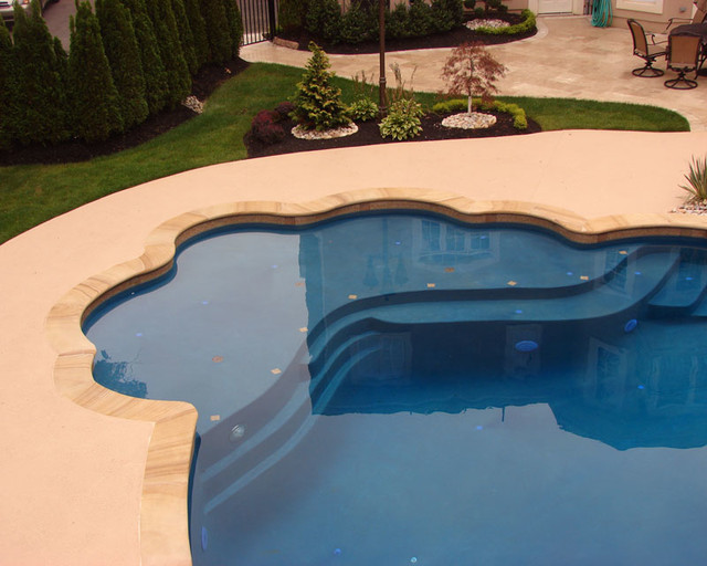 Private Residence Custom Pool & Spa 11 Mediterranean Pool New