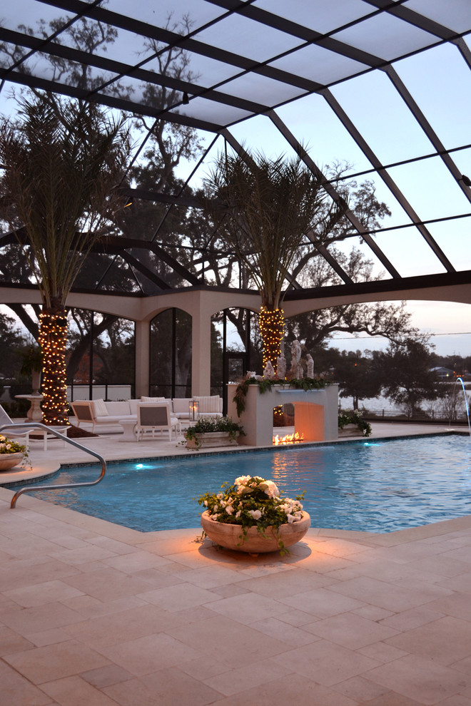 Tuscan indoor pool photo in New Orleans