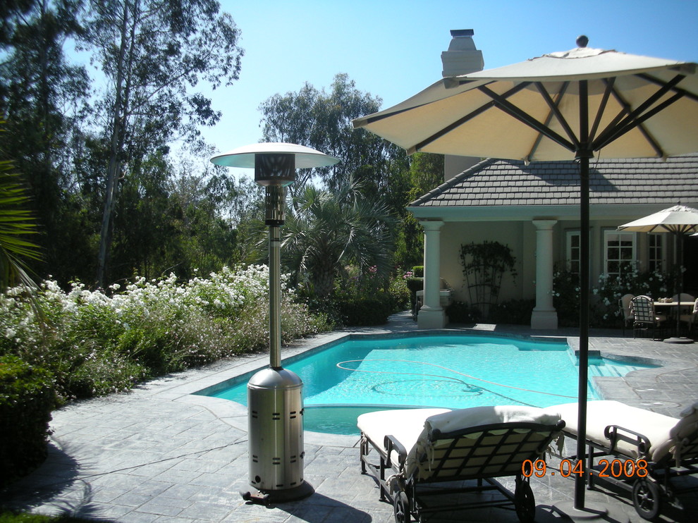 Inspiration for a mediterranean pool remodel in San Diego