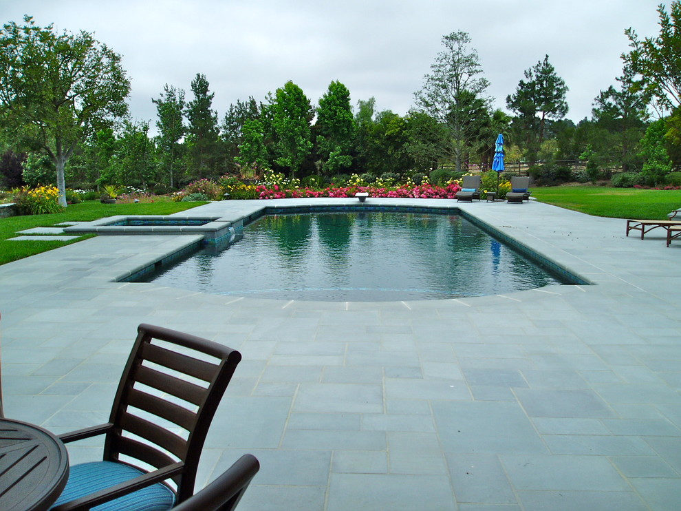 Rancho Santa Fe, Pool, Bluestone, Estate Driveway, Pool house