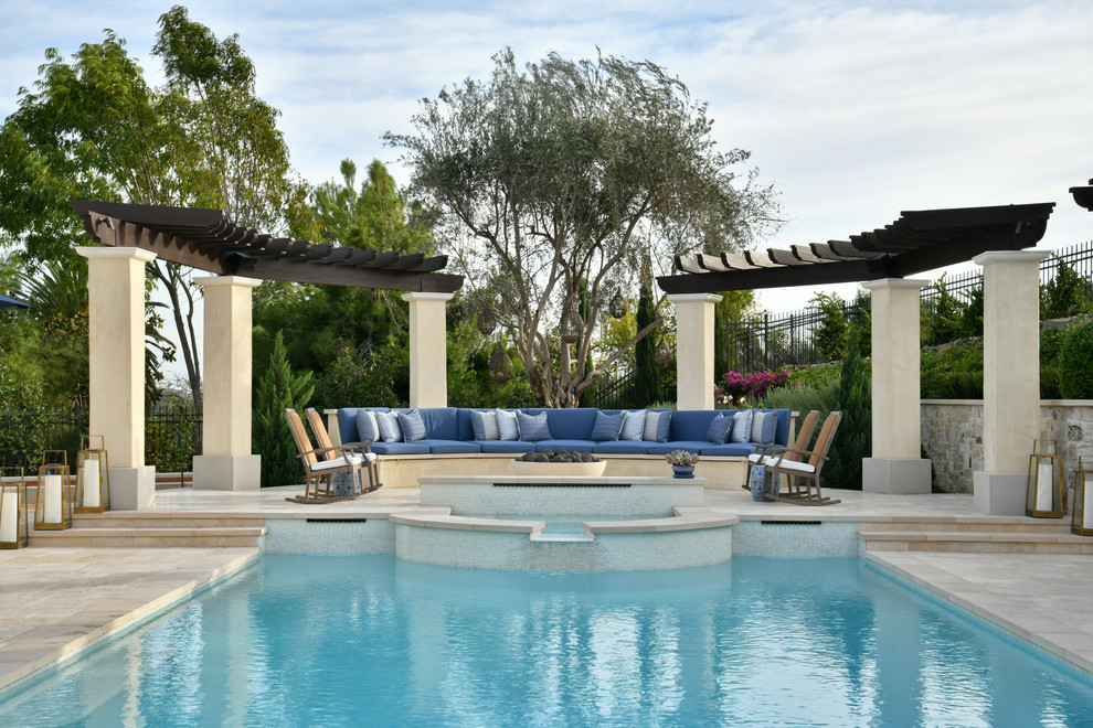 Rancho Santa Fe Pool House Mediterranean Pool San Diego by