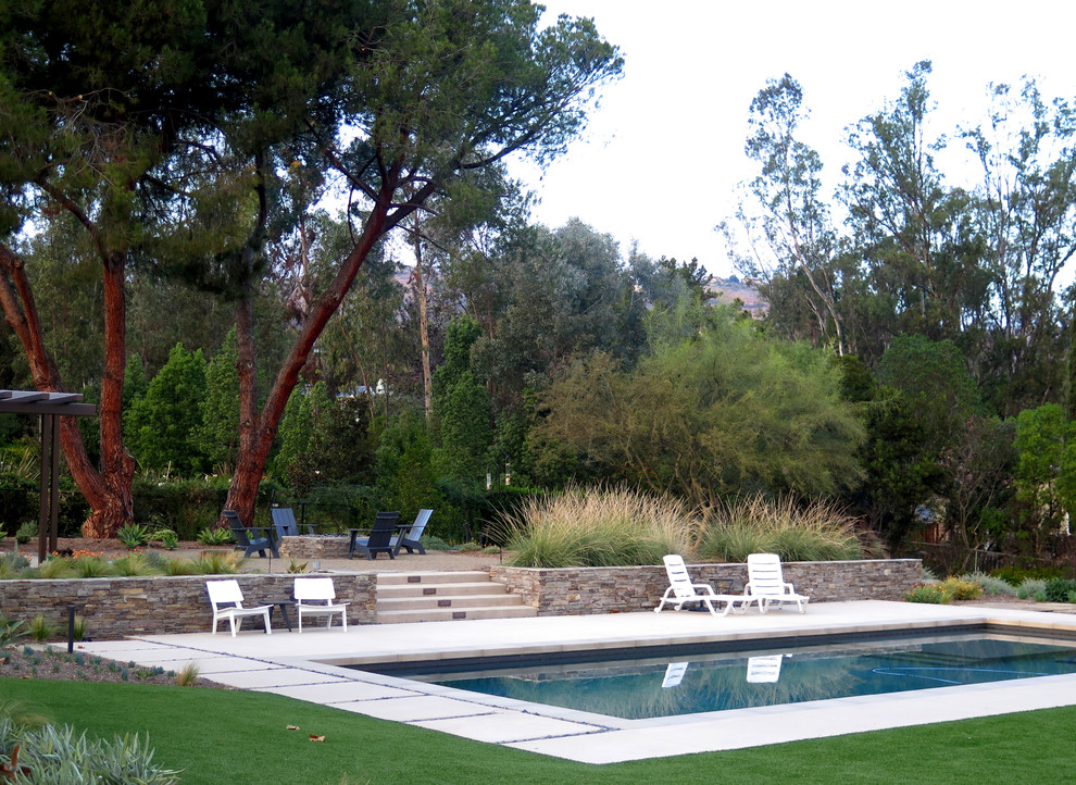 Exempel på en modern pool