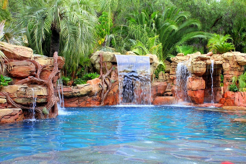 Inspiration för en tropisk pool