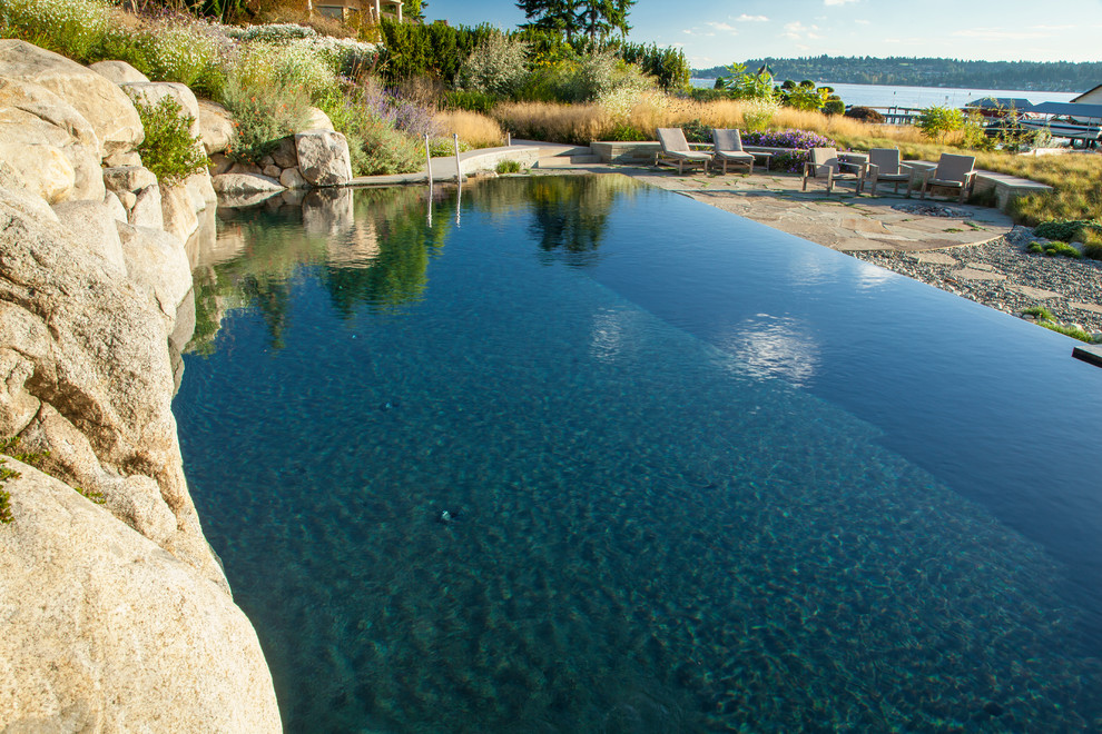 Coastal swimming pool in Seattle.