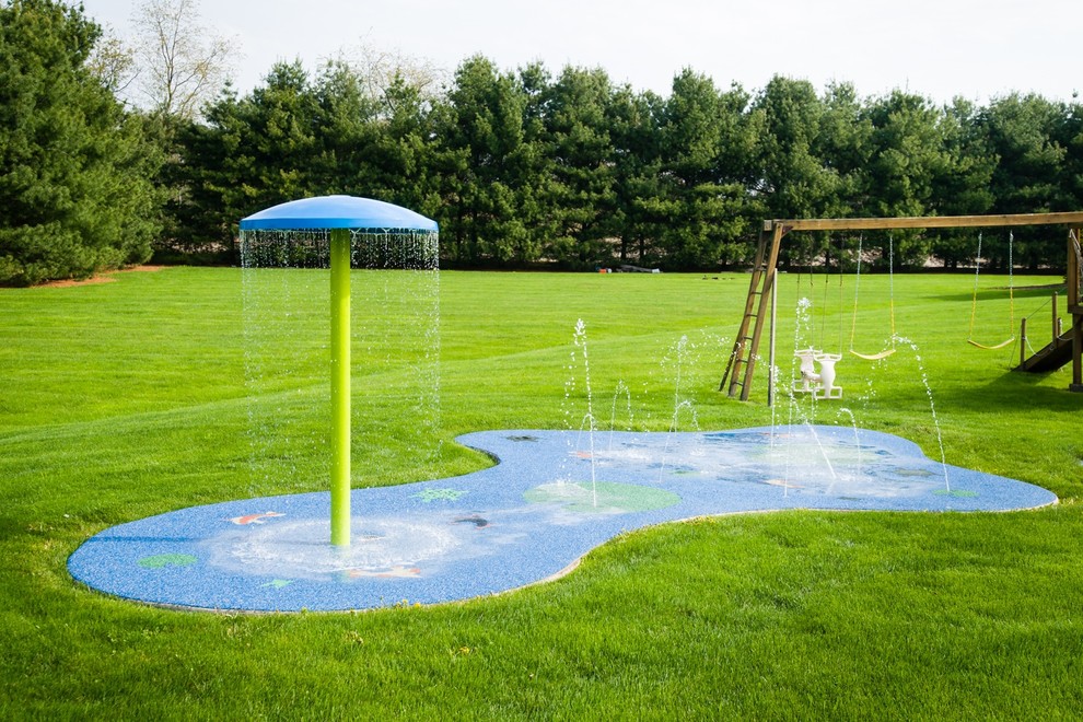 outdoor splash mat