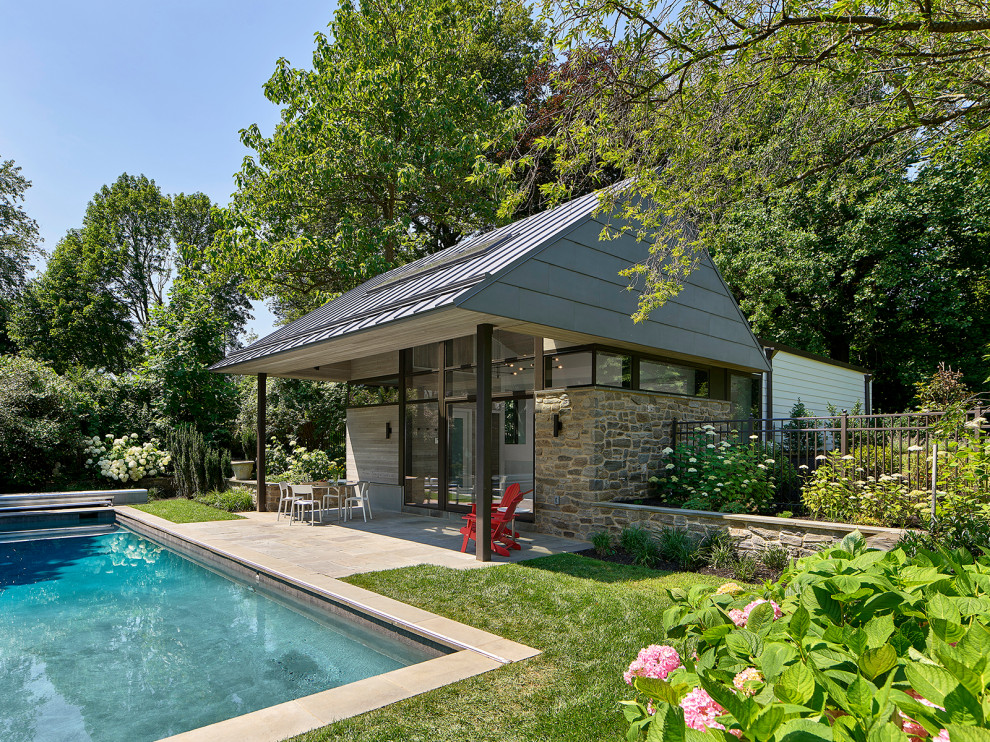 Idee per una piscina contemporanea