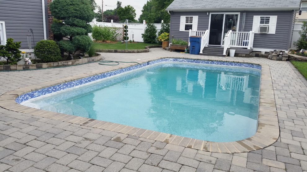 Residential Swimming Pool Resurface and Tile, Wilmington, Delaware