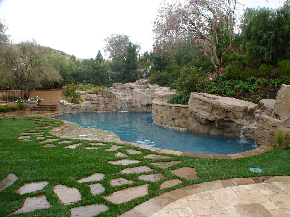 Foto di una piscina tropicale
