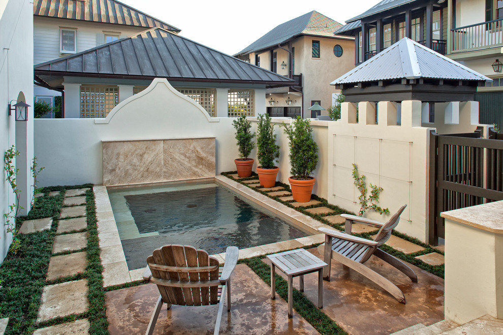 Rosemary Beach House Transitional Pool Miami by Upchurch