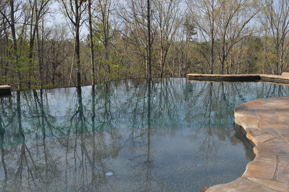 Roswell, GA Backyard Swimming Pool Retreat Traditional Pool