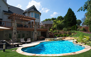 Roswell Pool and Spa - Traditional - Pool - Atlanta - by Hearthstone ...