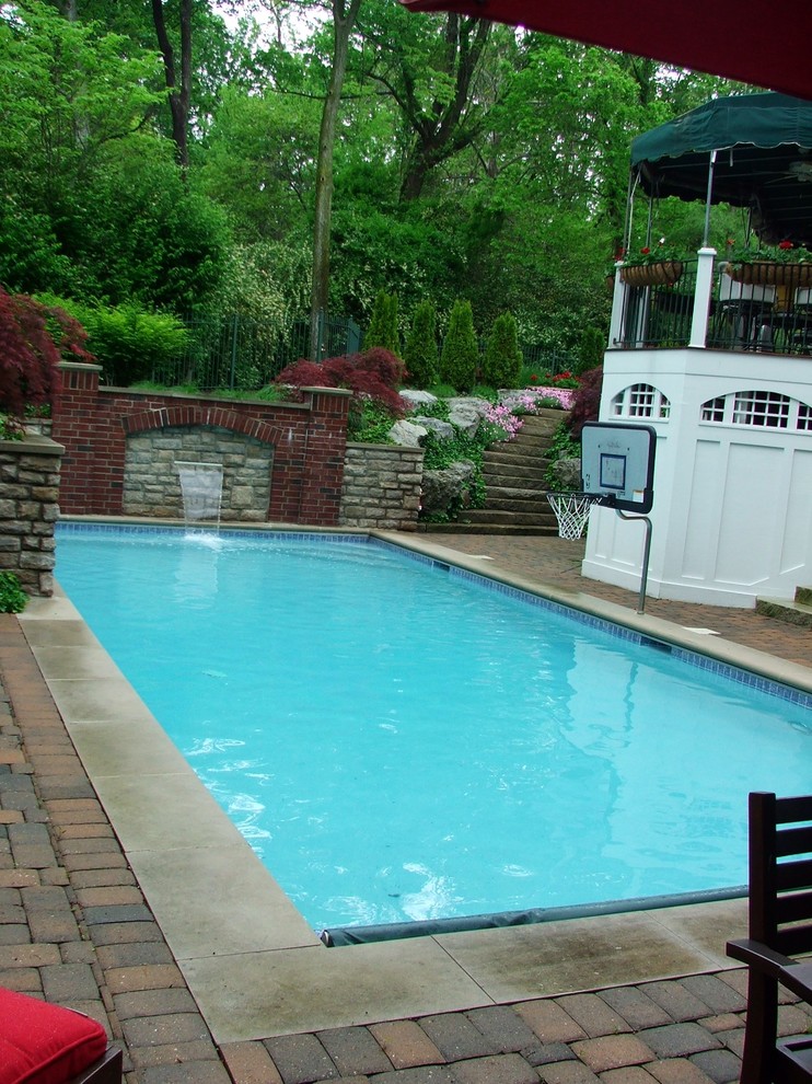 Rugged Poolside Elegance Traditional Pool Cincinnati by Fullmer