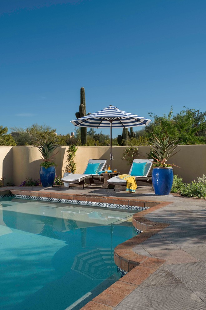 saltillo pool Contemporary Pool Phoenix by Michael Woodall photographer Houzz