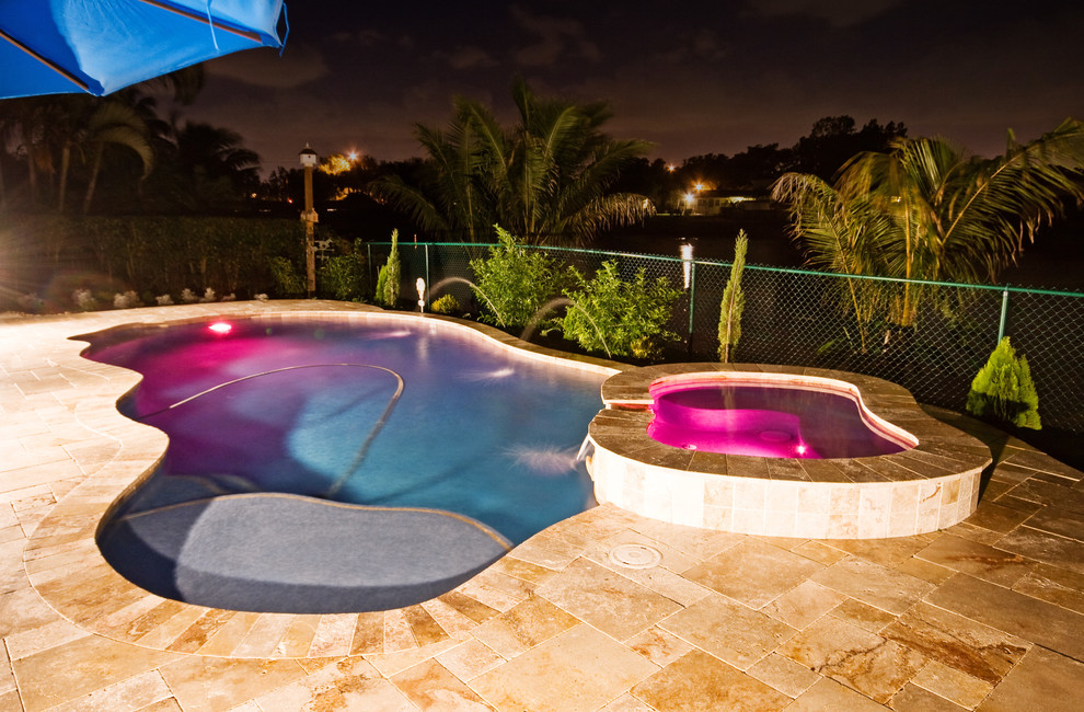 Saracini Lagoon Freeform Pools Tropical Pool Miami By Van Kirk Sons Pools And Spas