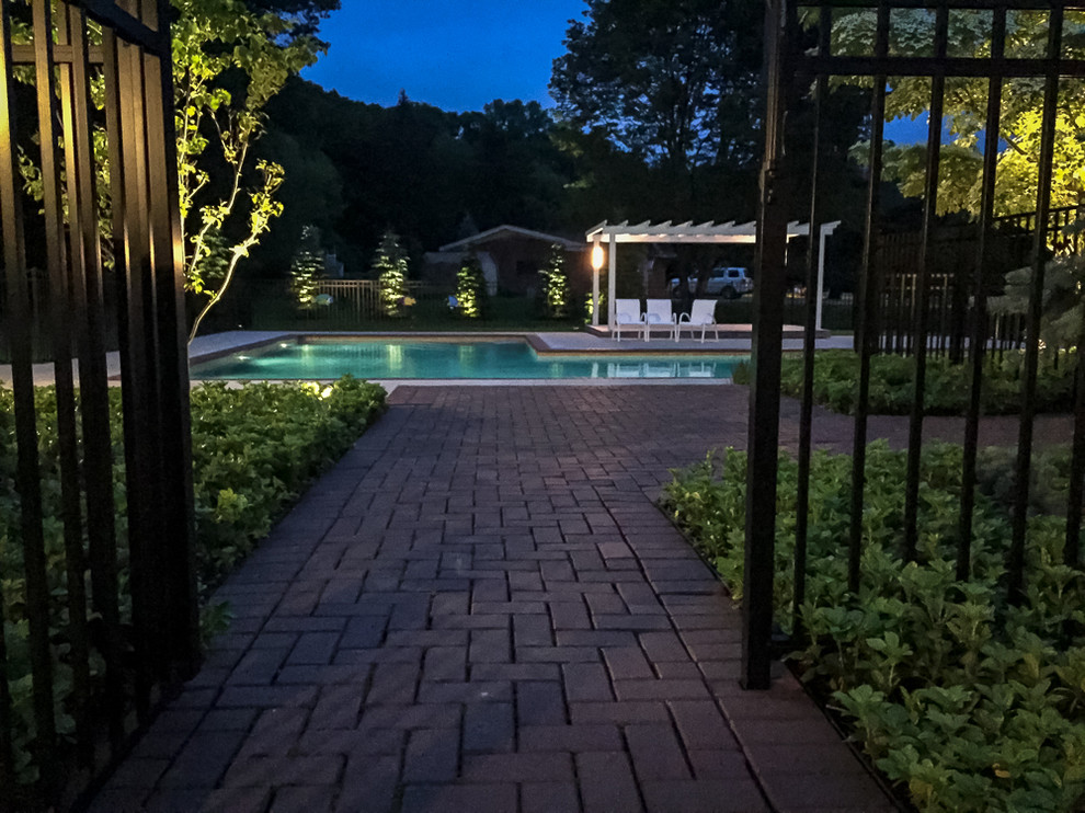 Saugatuck Cottage Contemporary Pool Grand Rapids by MeadowGreen