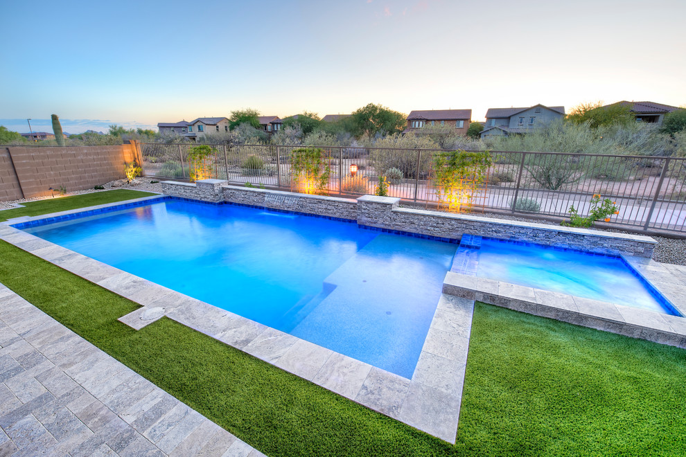 Scheinerman New Pool - Contemporary - Pool - Phoenix - by Thunderbird ...