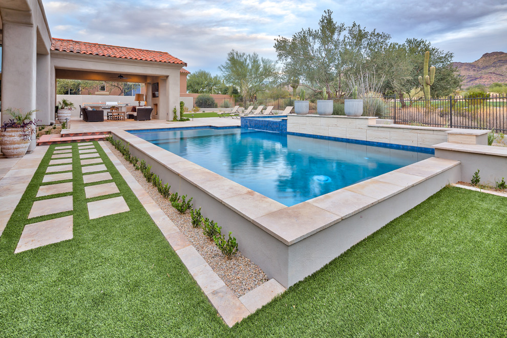 Scottsdale Award Winning Backyard Project - Contemporary - Pool ...