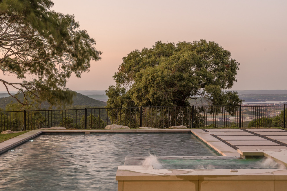 Serene Hills Austin, TX Contemporary Pool Austin by Eppright