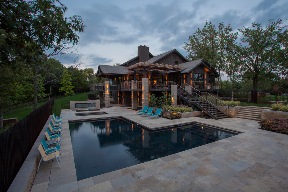 Shawnee Wooded Retreat Pool Kansas City by Tributary Houzz