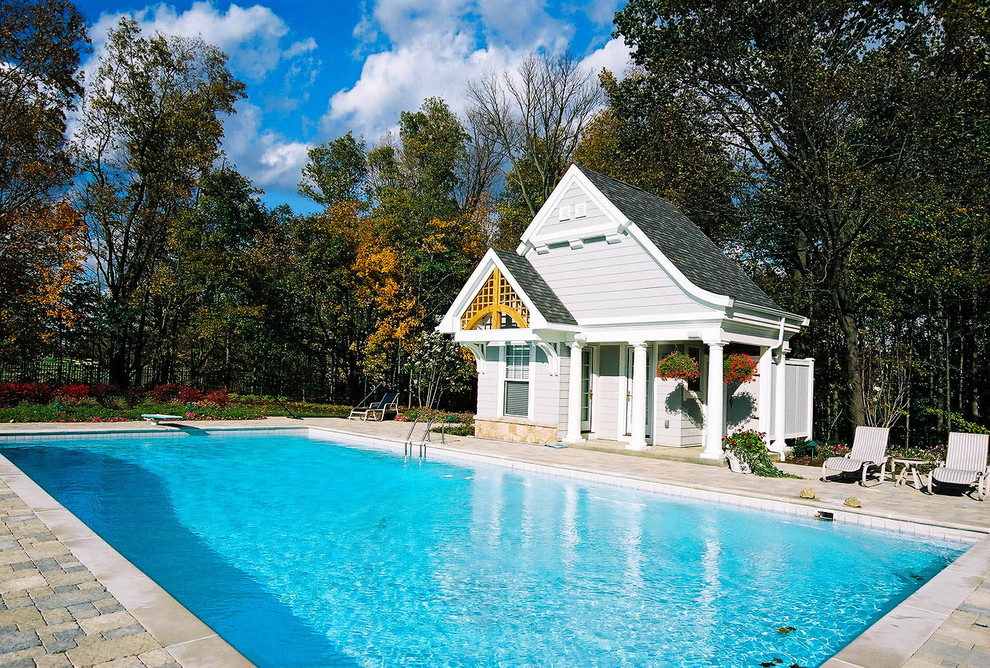 Foto di una piscina tradizionale