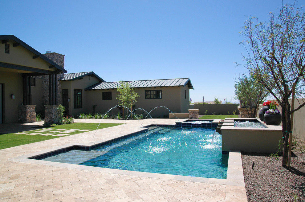 Silverleaf Home 9 - Traditional - Pool - Phoenix - by Sonora West ...