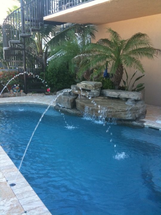 Coastal swimming pool in Tampa.