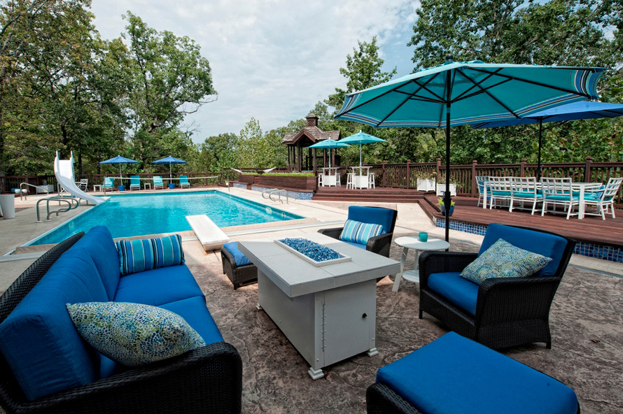 Snyder Lake House Traditional Pool Kansas City by Rebecca