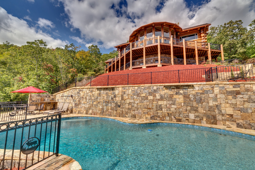 Spyglass Lodge, Mineral Bluff, Craftsman Pool Atlanta