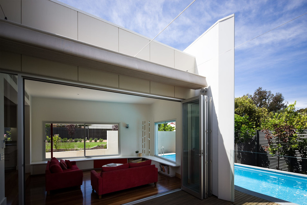 Example of a trendy pool design in Adelaide