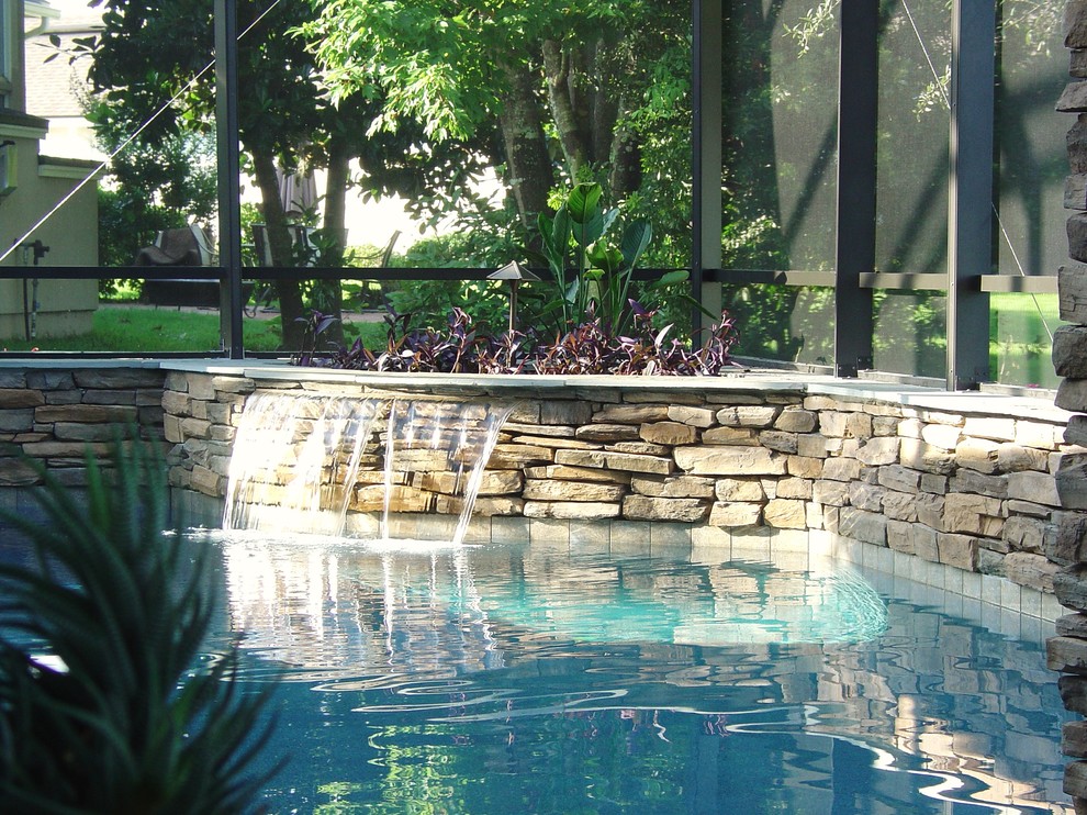 Exempel på en modern pool