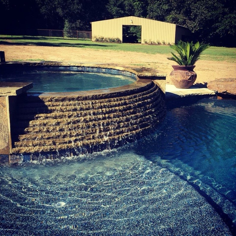 Stonewall Pools Completed Pools Traditional Pool Houston by