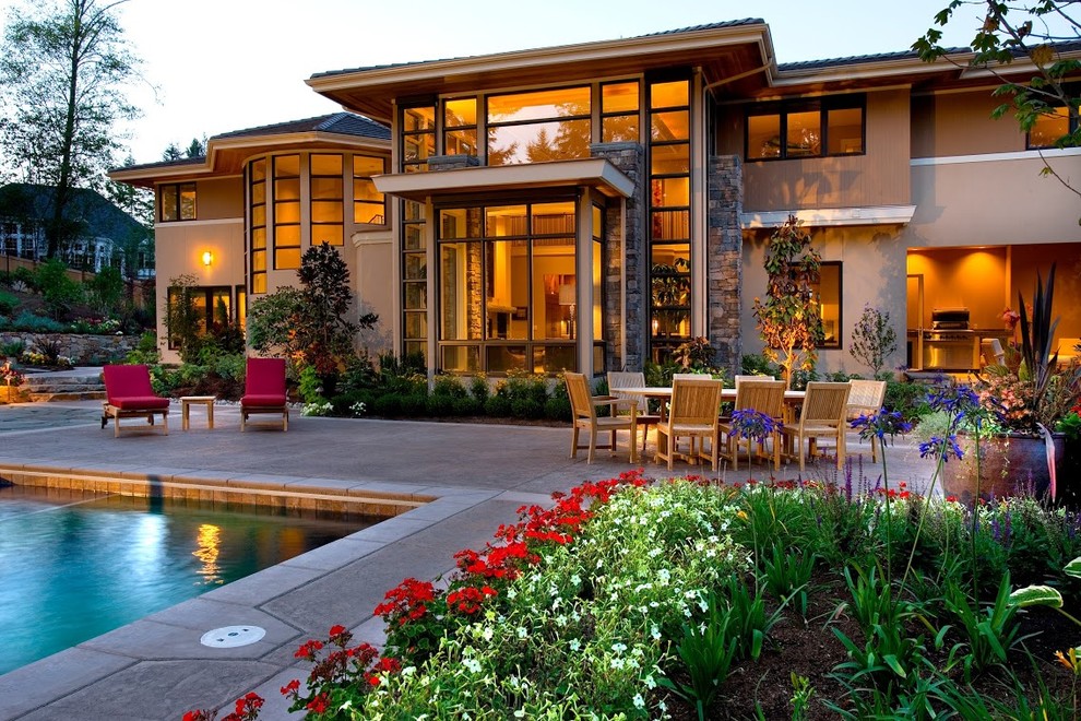 Street of Dreams Home Contemporary Pool Seattle by MacPherson