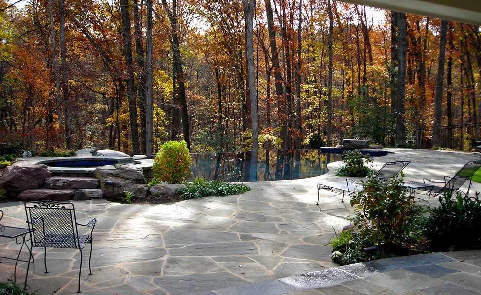Inspiration for a timeless infinity pool remodel in DC Metro