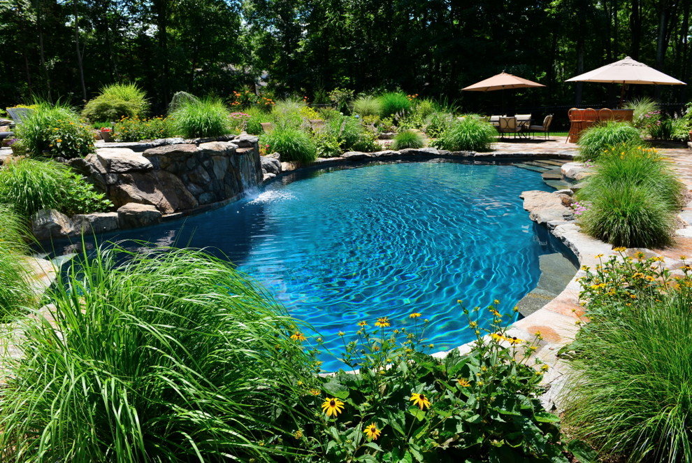 Suburban Oasis I Newtown, CT - Rustic - Pool - New York - by Total Pool ...
