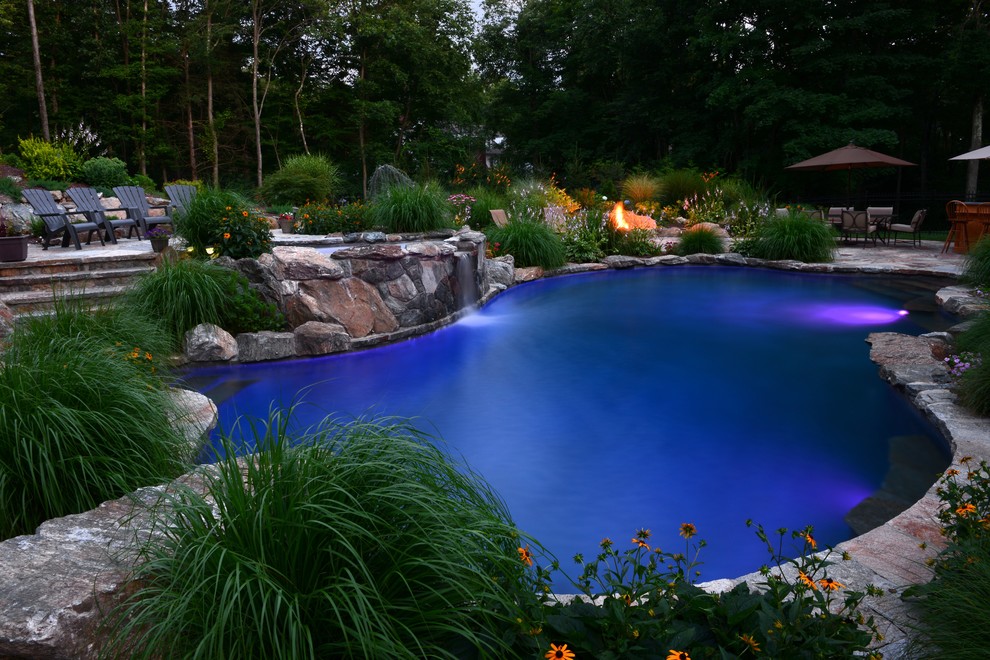 Suburban Oasis I Newtown, CT - Rustic - Pool - New York - by Total Pool ...