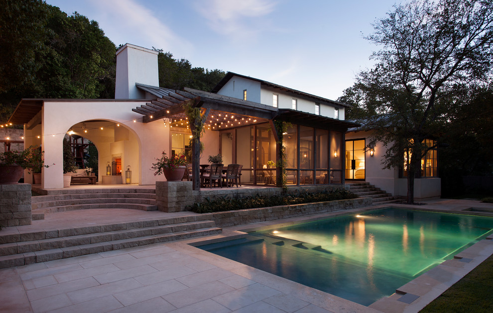 Inspiration for a pool remodel in Austin