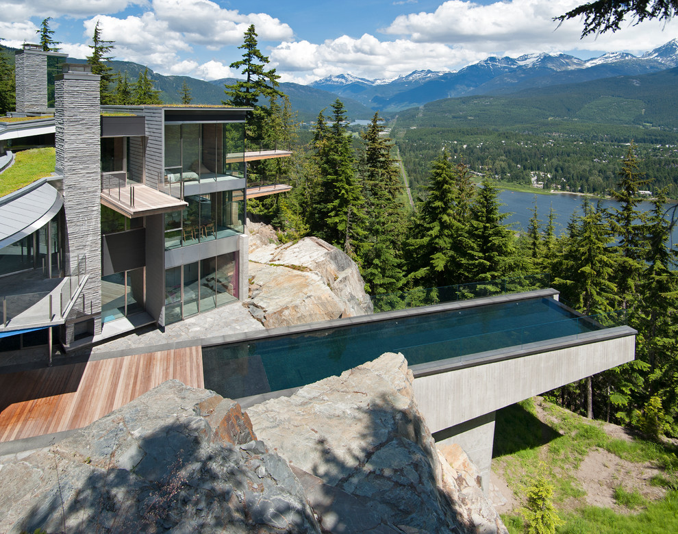 Suspended Pool Contemporary Pool Vancouver By Alka Pool Construction Ltd Houzz