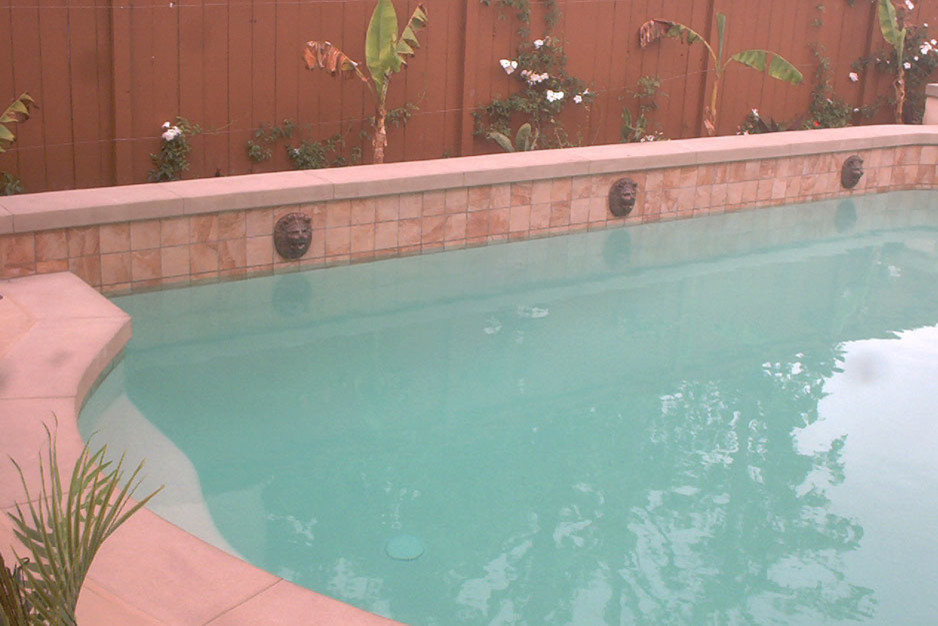 Classic swimming pool in Orange County.