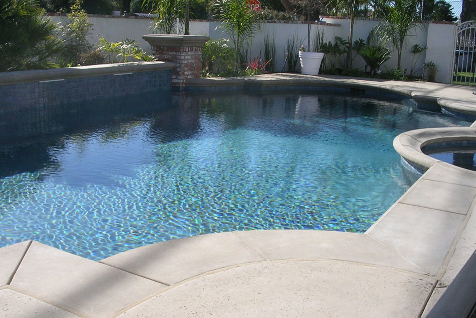 Photo of a classic swimming pool in Orange County.