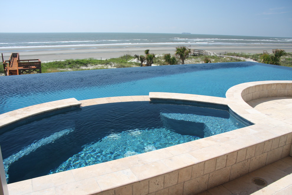 Design ideas for a modern swimming pool in Charleston.